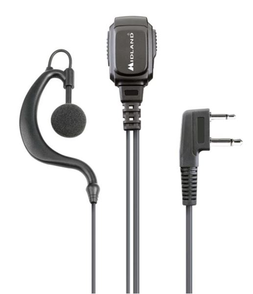 Picture of MA21-L PRO EARPHONE/MIKE WITH CURLY CABLE